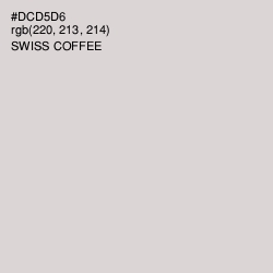 #DCD5D6 - Swiss Coffee Color Image